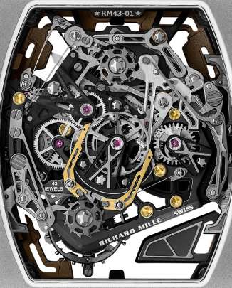 Richard Mille RM 43-01 Tourbillon Split-Seconds Chronograph Ferrari Watch Richard Mille