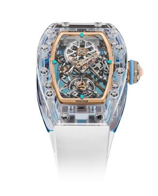 Richard Mille RM 75-01 Flying Tourbillon Sapphire Blue wristwatch Richard Mille