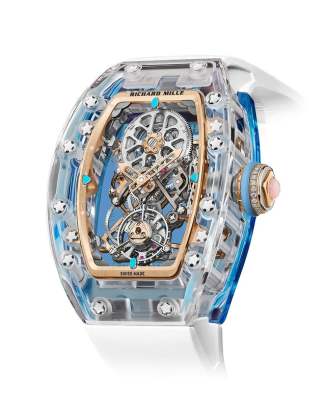 Richard Mille RM 75-01 Flying Tourbillon Sapphire Blue wristwatch Richard Mille