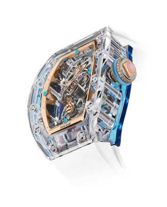 Richard Mille RM 75-01 Flying Tourbillon Sapphire Blue wristwatch Richard Mille