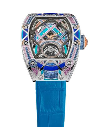 Richard Mille RM HJ-02 Blue Ballet high-jewellery automatic tourbillon watch Richard Mille