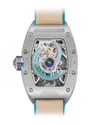Richard Mille RM HJ-02 Blue Ballet high-jewellery automatic tourbillon watch Richard Mille
