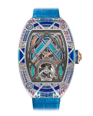 Richard Mille RM HJ-02 Blue Ballet high-jewellery automatic tourbillon watch Richard Mille