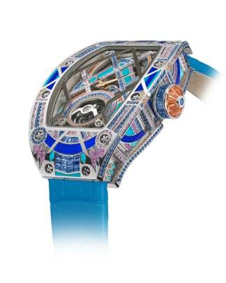 Richard Mille RM HJ-02 Blue Ballet high-jewellery automatic tourbillon watch Richard Mille