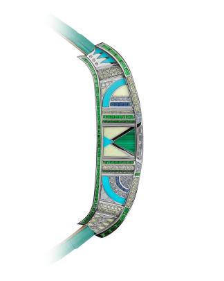 Richard Mille RM HJ-02 Green Gambit high-jewelry automatic tourbillon watch Richard Mille