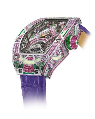 Richard Mille RM HJ-02 high-jewellery automatic tourbillon watch Richard Mille