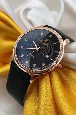 Rolex Black Dial Analog Watch Rolex