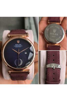 Rolex Chand Black Dial Analog Watch Rolex